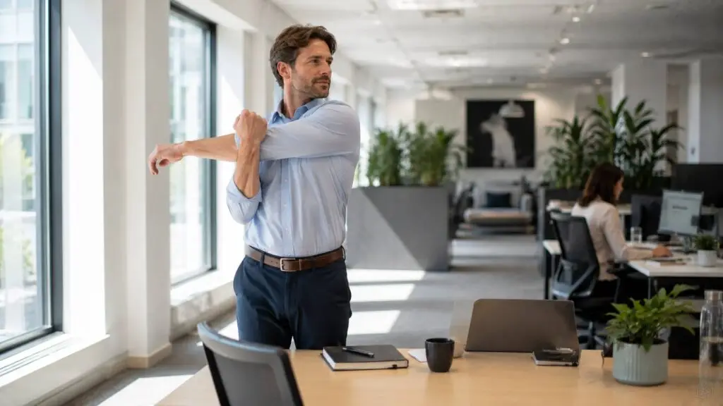 Meer bewegen in het dagelijks leven met korte actieve pauzes tijdens zittend werk.